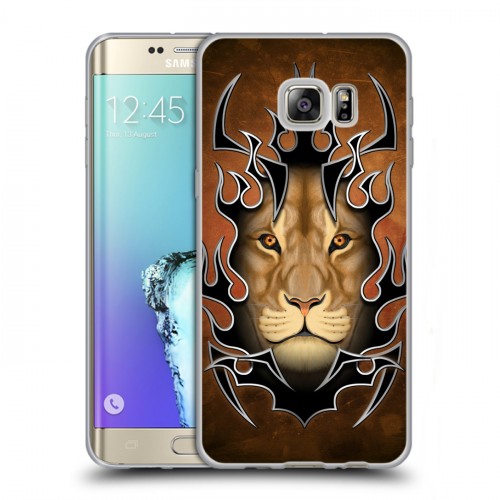 Дизайнерский пластиковый чехол для Samsung Galaxy S6 Edge Plus Племенные животные