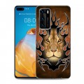 Дизайнерский пластиковый чехол для Huawei P40 Племенные животные