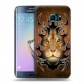 Дизайнерский силиконовый чехол для Samsung Galaxy S6 Edge Племенные животные
