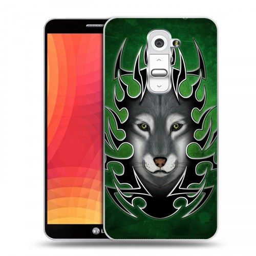Дизайнерский силиконовый чехол для LG Optimus G2 Племенные животные