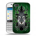 Дизайнерский пластиковый чехол для BlackBerry Q10 Племенные животные