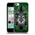 Дизайнерский пластиковый чехол для Iphone 5c Племенные животные
