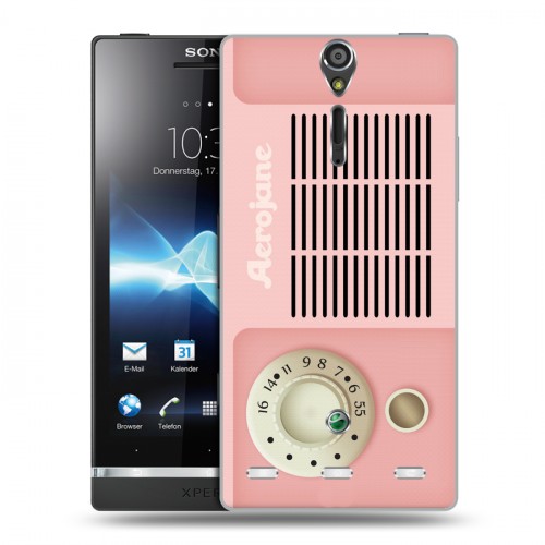 Дизайнерский пластиковый чехол для Sony Xperia S Винтажное радио