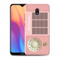 Дизайнерский силиконовый с усиленными углами чехол для Xiaomi RedMi 8A Винтажное радио