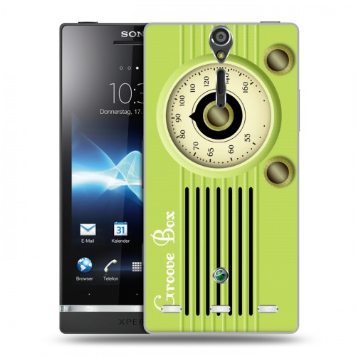 Дизайнерский пластиковый чехол для Sony Xperia S Винтажное радио