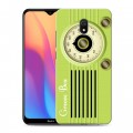 Дизайнерский силиконовый с усиленными углами чехол для Xiaomi RedMi 8A Винтажное радио