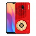 Дизайнерский силиконовый с усиленными углами чехол для Xiaomi RedMi 8A Винтажное радио