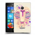 Дизайнерский пластиковый чехол для Microsoft Lumia 435 Ацтекские фантазии