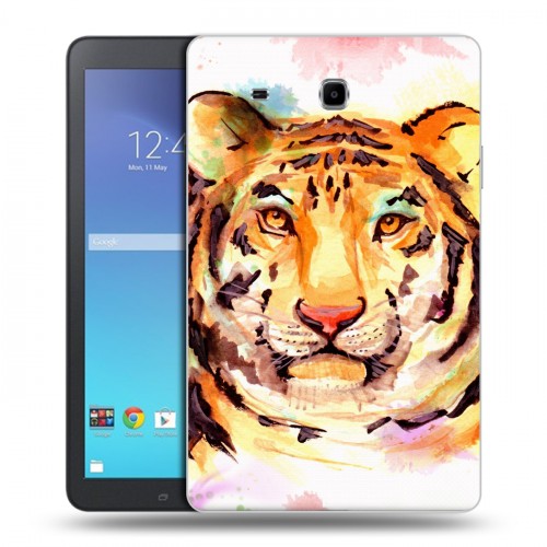 Дизайнерский силиконовый чехол для Samsung Galaxy Tab E 9.6 Живописные животные
