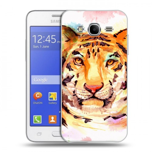 Дизайнерский силиконовый чехол для Samsung Galaxy J7 Живописные животные