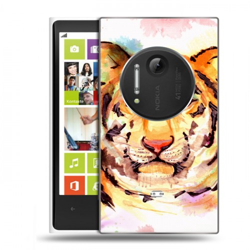 Дизайнерский пластиковый чехол для Nokia Lumia 1020 Живописные животные