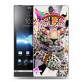 Дизайнерский пластиковый чехол для Sony Xperia S Животный стиль