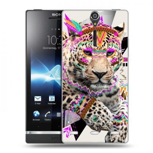 Дизайнерский пластиковый чехол для Sony Xperia S Животный стиль