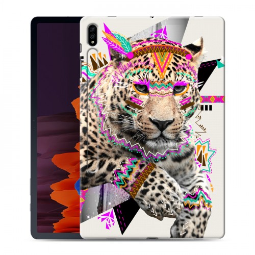 Дизайнерский силиконовый чехол для Samsung Galaxy Tab S7 Plus Животный стиль