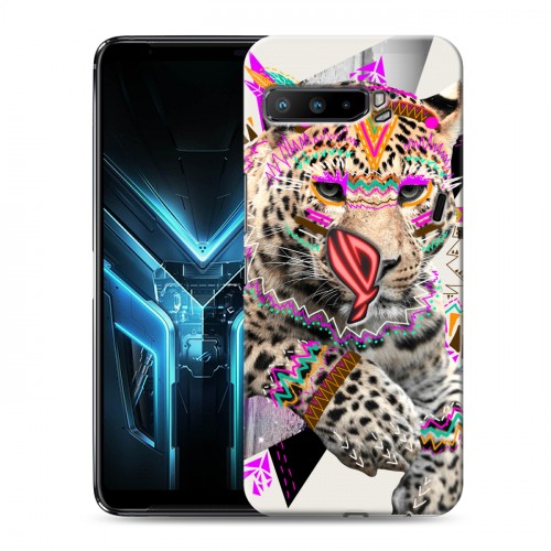 Дизайнерский силиконовый с усиленными углами чехол для ASUS ROG Phone 3 Животный стиль