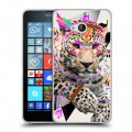 Дизайнерский силиконовый чехол для Microsoft Lumia 640 Животный стиль