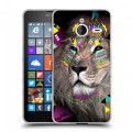 Дизайнерский пластиковый чехол для Microsoft Lumia 640 XL Животный стиль