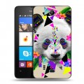 Дизайнерский силиконовый чехол для Microsoft Lumia 430 Dual SIM Животный стиль