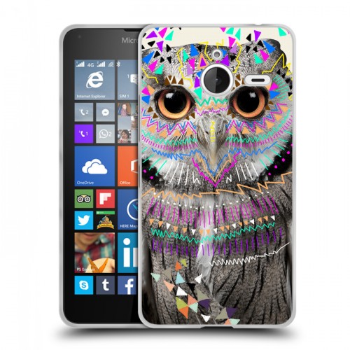 Дизайнерский пластиковый чехол для Microsoft Lumia 640 XL Животный стиль