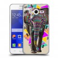 Дизайнерский пластиковый чехол для Samsung Galaxy Core 2 Животный стиль