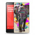 Дизайнерский пластиковый чехол для Xiaomi RedMi Note Животный стиль