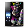 Дизайнерский пластиковый чехол для Sony Xperia TX Животный стиль