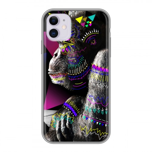 Дизайнерский силиконовый чехол для Iphone 11 Животный стиль