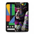 Дизайнерский силиконовый чехол для Google Pixel 4 XL Животный стиль