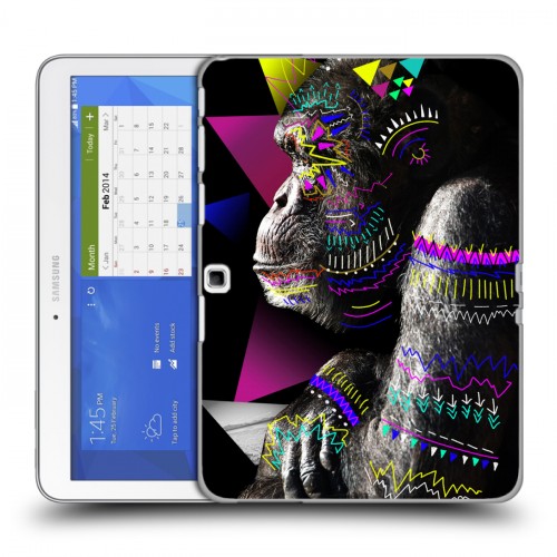 Дизайнерский силиконовый чехол для Samsung Galaxy Tab 4 10.1 Животный стиль
