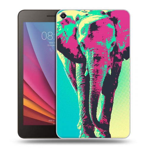 Дизайнерский силиконовый чехол для Huawei MediaPad T1 7.0 Животный поп-арт