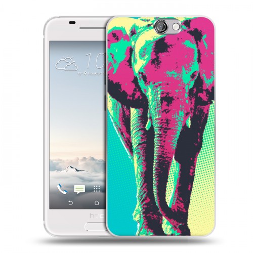 Дизайнерский силиконовый чехол для HTC One A9 Животный поп-арт