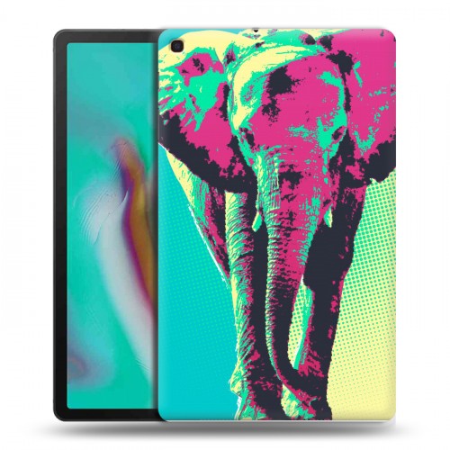 Дизайнерский пластиковый чехол для Samsung Galaxy Tab A 10.1 (2019) Животный поп-арт
