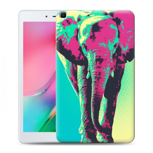 Дизайнерский силиконовый чехол для Samsung Galaxy Tab A 8.0 (2019) Животный поп-арт