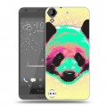 Дизайнерский пластиковый чехол для HTC Desire 530 Животный поп-арт