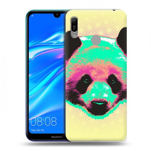 Дизайнерский пластиковый чехол для Huawei Y6 (2019) Животный поп-арт
