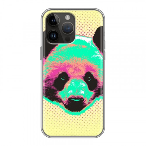 Дизайнерский пластиковый чехол для Iphone 14 Pro Max Животный поп-арт
