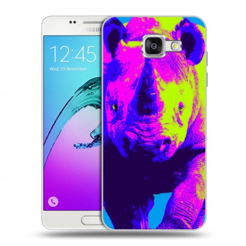 Дизайнерский силиконовый чехол для Samsung Galaxy A5 (2016) Животный поп-арт