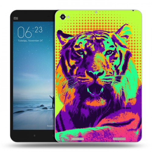 Дизайнерский силиконовый чехол для Xiaomi Mi Pad 2 Животный поп-арт