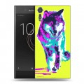 Дизайнерский пластиковый чехол для Sony Xperia XZs Животный поп-арт