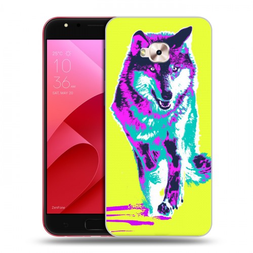 Дизайнерский пластиковый чехол для ASUS ZenFone 4 Selfie Pro Животный поп-арт