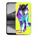 Дизайнерский силиконовый чехол для Nokia 3.4 Животный поп-арт