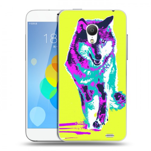 Дизайнерский силиконовый чехол для  Meizu MX3 Животный поп-арт