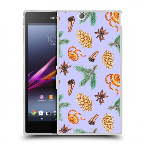 Дизайнерский пластиковый чехол для Sony Xperia Z Ultra  Новогодние паттерны