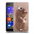 Дизайнерский пластиковый чехол для Microsoft Lumia 540 Креатив дизайн