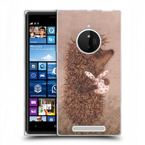 Дизайнерский пластиковый чехол для Nokia Lumia 830 Креатив дизайн