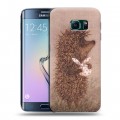 Дизайнерский силиконовый чехол для Samsung Galaxy S6 Edge Креатив дизайн