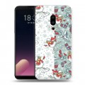 Дизайнерский пластиковый чехол для Meizu 15 Plus Новогодние паттерны