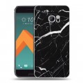 Дизайнерский пластиковый чехол для HTC 10 Мрамор текстура