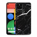 Дизайнерский пластиковый чехол для Google Pixel 5 Мрамор текстура