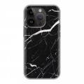 Дизайнерский силиконовый чехол для Iphone 14 Pro Мрамор текстура